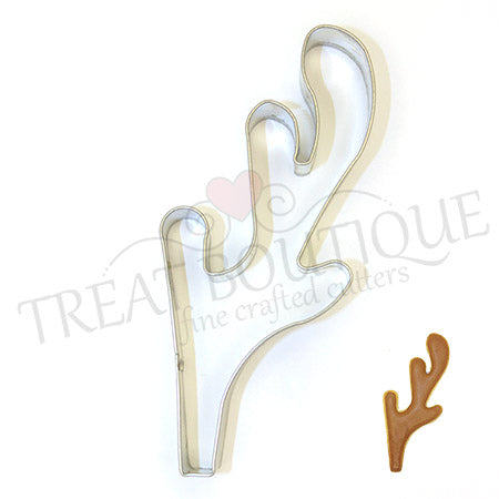 Treat Boutique Metal cookie cutter Reindeer Christmas antler 13x5cm