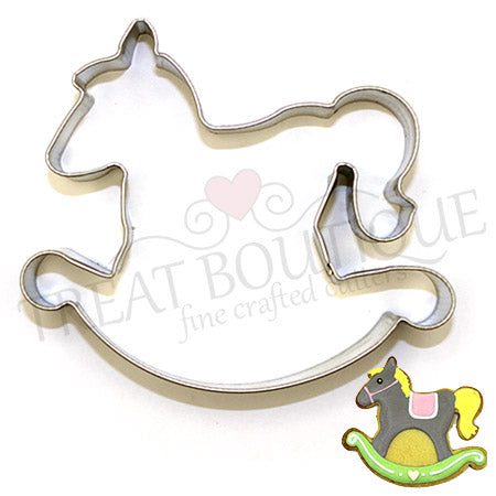 Treat Boutique Metal cookie cutter Rocking horse