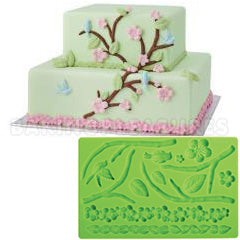 Silicone Mould Sugar Paste Cherry Blossom Flower