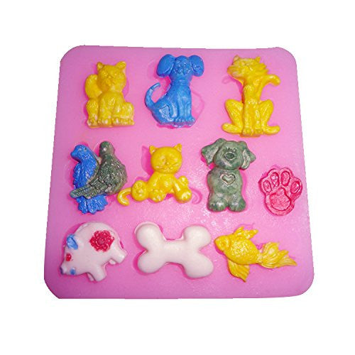 Silicone Mould Cats and Dogs