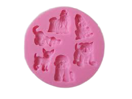 Silicone doggy fondant mould, size of mould 9cm