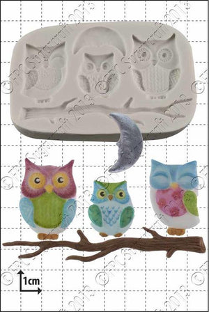 Silicone Mould Owls