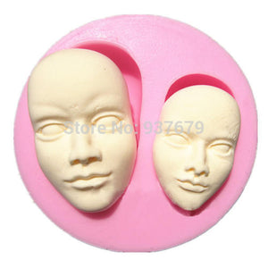 Silicone Mould Human Face