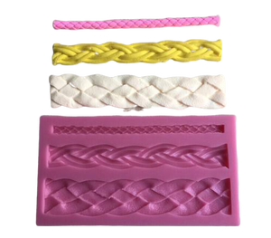 Silicone mould Three ropes