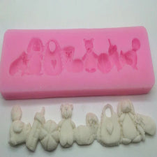 Baby border silicone mould