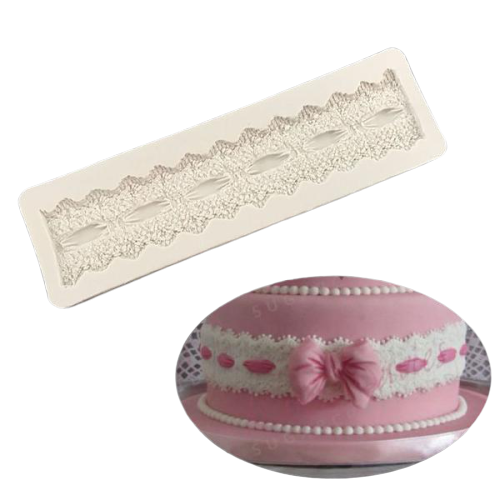 Lace Ribbon silicone mould