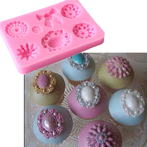 Silicone Mould Brooches and Bow