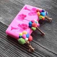 Balloon tree silicone mould, middle 4.7x3cm