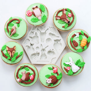 Silicone Mould Forest Animals
