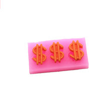Dollar sign silicone mould