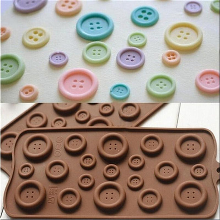 Chocolate Button silicone mould