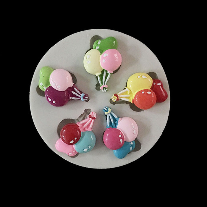 Balloons silicone mould, 3.3x2.1cm
