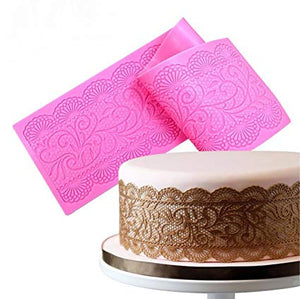 Lace border silicone mould