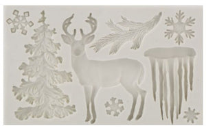Silicone  Mould Christmas Tree and Deer