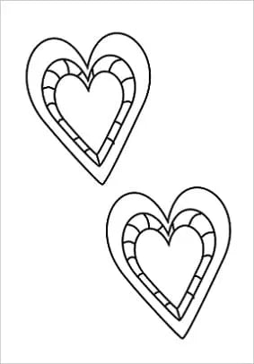AA40 Hard Plastic Chocolate Mould Heart Valentine