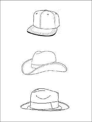 B116  Hard Plastic Chocolate Mould 3D Hats Cowboy 6.5x6x2.5cm, 5.7x5.4x2cm, Baseball 5.5x4x2.4cm