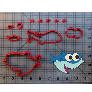 Baby Shark Multi Plastic Cookie Cutter Set S855
