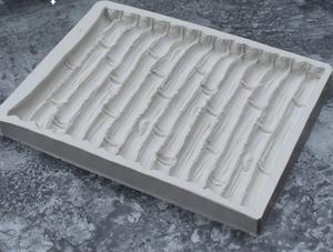 Bamboo silicone mould, 14x10.5cm