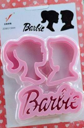 Barbie Cookie Cutter Set