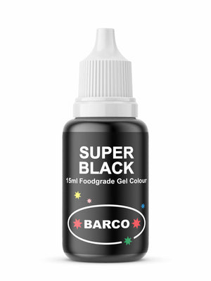 Barco Food Grade Gel Super Black 15ml