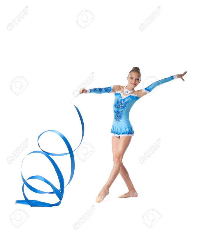Dark Blue , Gymnastic fitness Ribbon