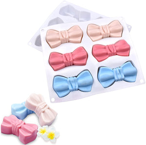 Silicone Mould Pudding Soap  Bow