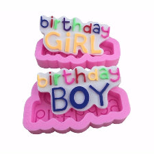 Silicone Mould Birthday Boy