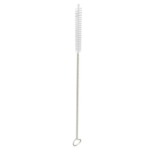 Single straw or nozzle cleaning brush