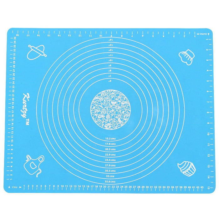 Fondant mat with measurements, colors may vary, sixe of mat 36x46
