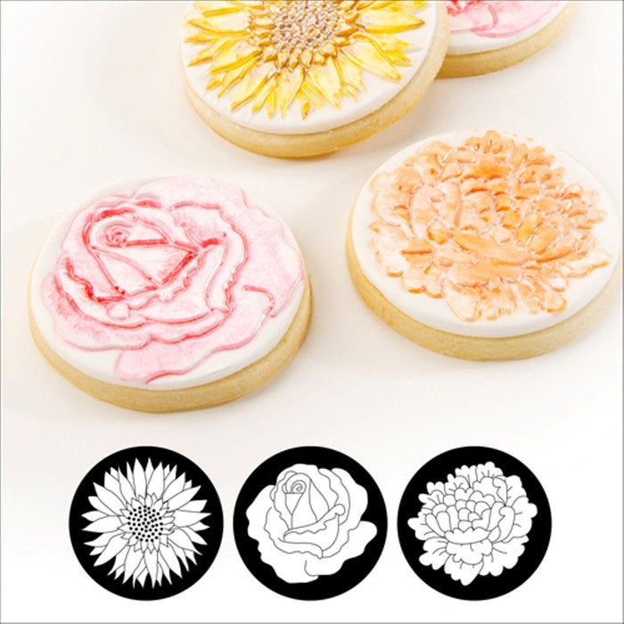Cupcake Cookie Texture Top set Floral