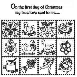 Genuine Days Of Christmas Patchwork Cutter set