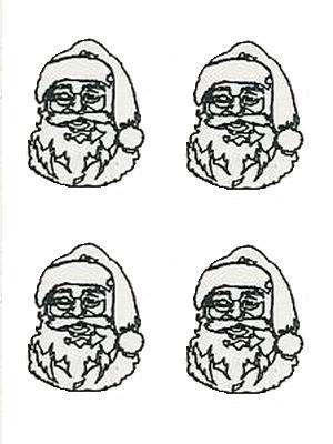 C80 Hard Plastic Chocolate Mould Father Christmas