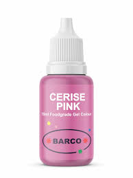 Barco Food Grade Gel Cherise Pink 15ml