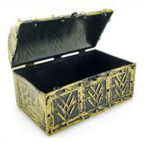 Plastic pirate chest 8.5x5cmx5cm