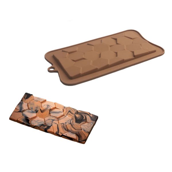 Nr114 Silicone Mould Chocolate Honeycomb