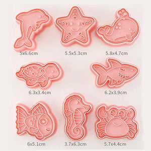 CK-17 Under The Sea Plastic Cookie Cutter