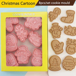 CK-8 Christmas Plastic Cookie Cutter