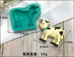 Silicone Mould Cow