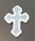 Small Cross soft silicone mould for resin