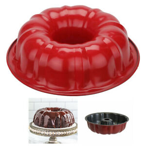 Large Red Ring Bundt Pan, 24cm,9cm deep