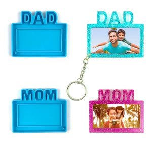 Silicone Mould Resin Frame Mom