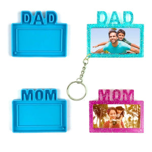 Silicone Mould Resin Frame Dad