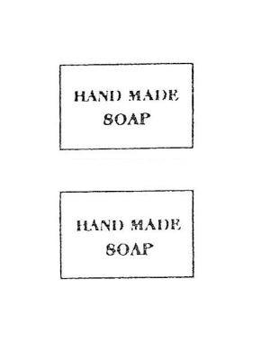 Hard Plastic Soap Mould Handmade Soap 8.2x6.4x2.3cm