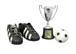 Plastic Soccer Boots With Trophy