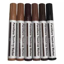6 Color Wood Grain Color Correction Pen Furniture Touch Up Pen Floor Repair Scratch Off Paint Complementary Color Wax Sticks
