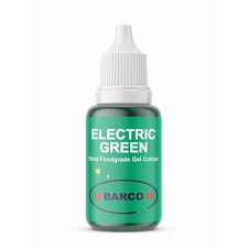 Barco Food Grade Gel Electric Green 15ml