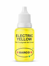 Barco Food Grade Gel Electric Yellow 15ml