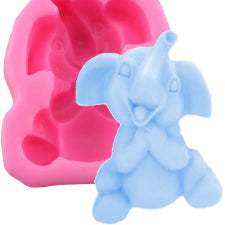 Silicone Mould Cute Baby Elephant