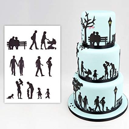 Wedding cake Frosting & Icing Torte, bride and groom silhouette, wedding, wedding  Cake Topper png | PNGEgg