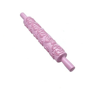 Feet embossed Fondant rolling pin, 25cm without handles